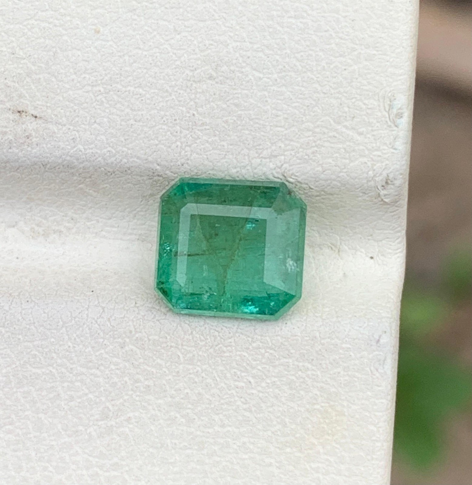 2.75Cts Beautiful Emerald Loose Gemstone, From Swat Pakistan(8x7x4mm)
