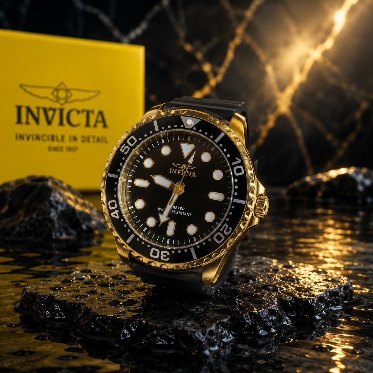 Invicta Pro Diver Neptune Men’s Watch – 48mm. Black (47226)
