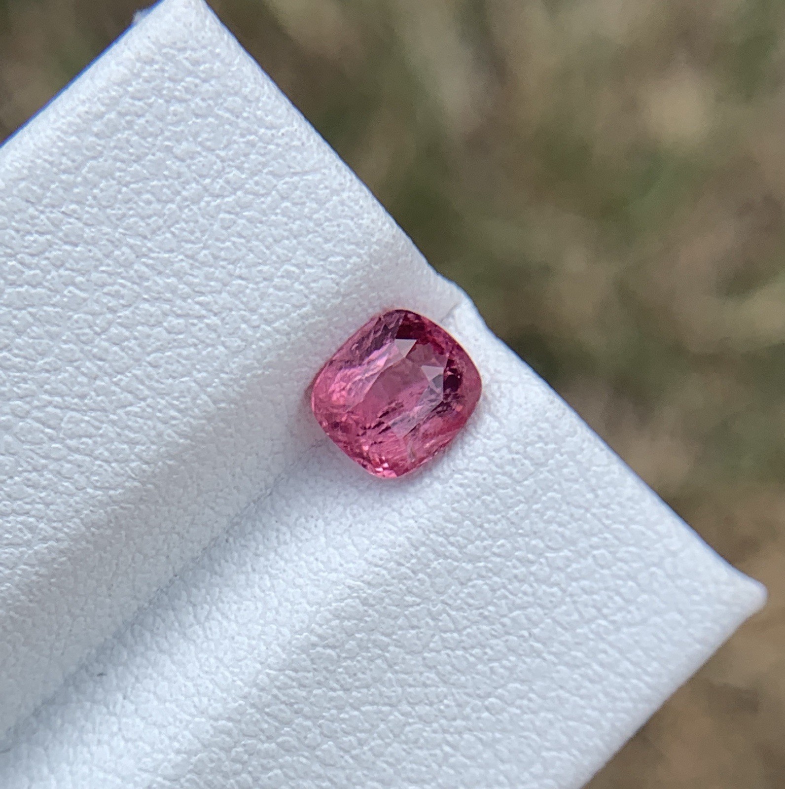 Natural Mahenge Pink Spinel 1.06ct Cushion Cut Tanzania Loose Gemstone