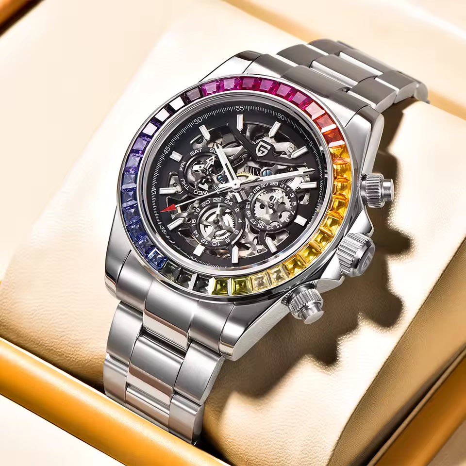 Pagani Design PD-1653 Rubber Black Men Automatic Watch