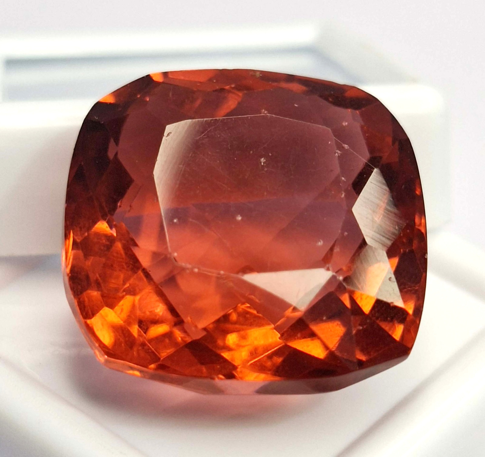 Certified Natural Spessartite Garnet Cushion Cut 33-35 Ct Loose Gemstone TQ005