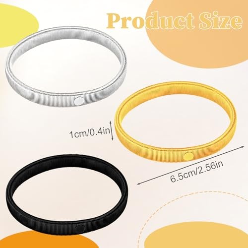 Larrel 6PCS Sleeve Garters for Women and Men, Anti-Slip Sleeve Holders, Metal