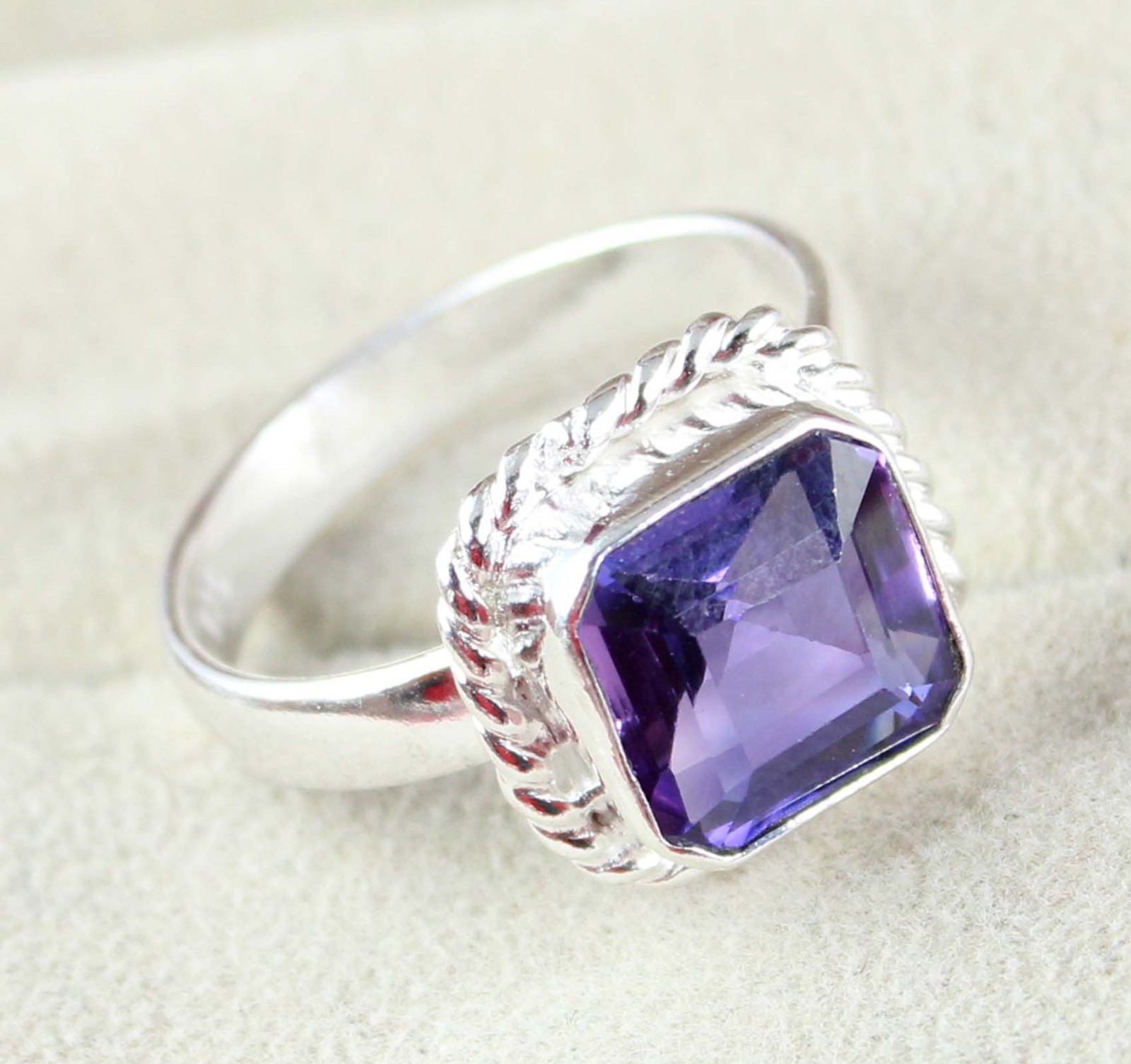 Natural 12.25 Ct Boysenberry Sapphire Octagon Gemstone Ring Free Certification