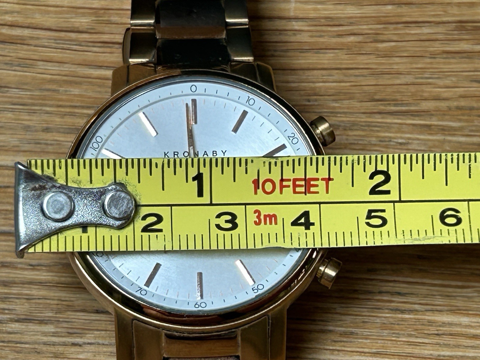 Kronaby Hybrid Smart Watch Carat 38 Rose – White, Rose Bracelet