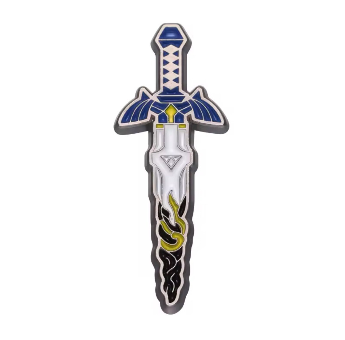 Zelda Style Pin Set 6pk Rubber Back Brooch Zelda Master Sword Pin Majoras Mask