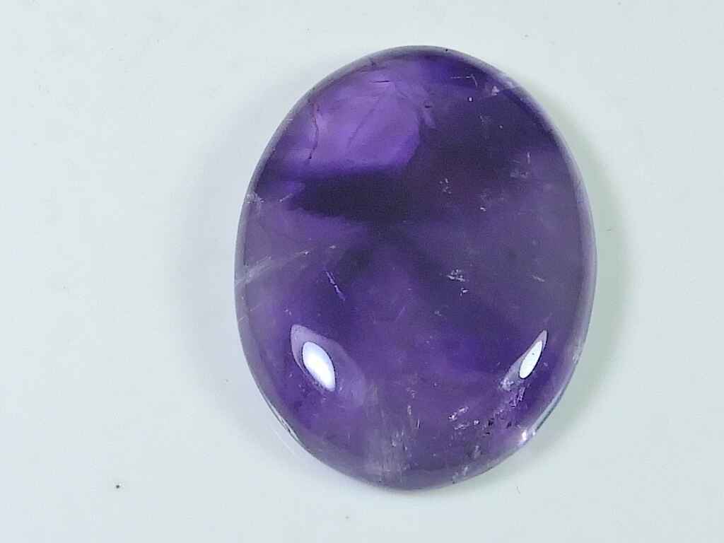 28X38MM Natural Purple Amethyst Oval Shape Cabochon Loose Gemstone 70Cts. Z678