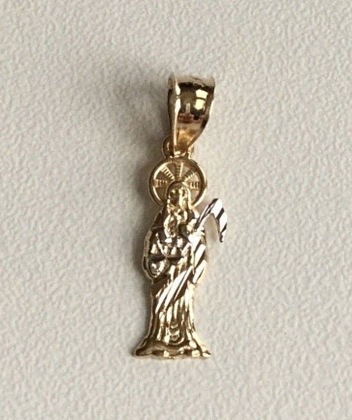 14K SOLID GOLD GRIM REAPER PENDANT- 20mm/0.78 inches Grim Reaper Pendant -PT99