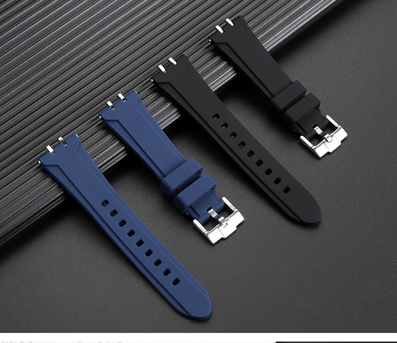 For Tudor Royal 41mm Deal M28600 M28603 Modified Silicone Watcthband 24mm Strap