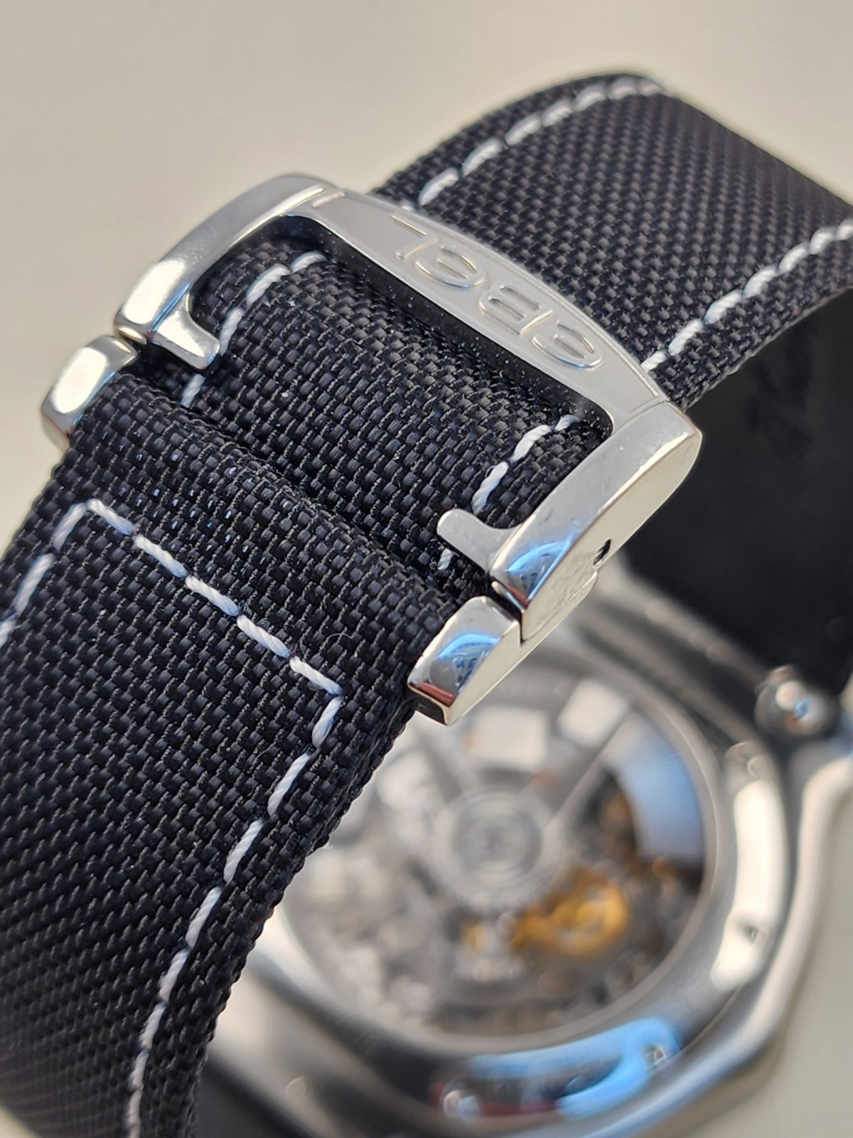 Ebel 3524CH Technofiber/Cordura replacement straps 1911 Senior Chrono, Discovery