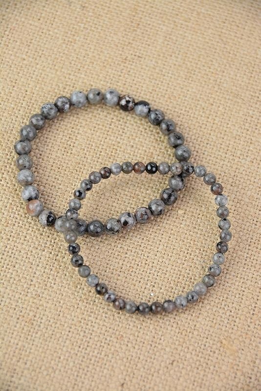5pcs Yooperlite 4mm Beads UV Reactive Flame Stone Glowing Healing Reiki Bracelet