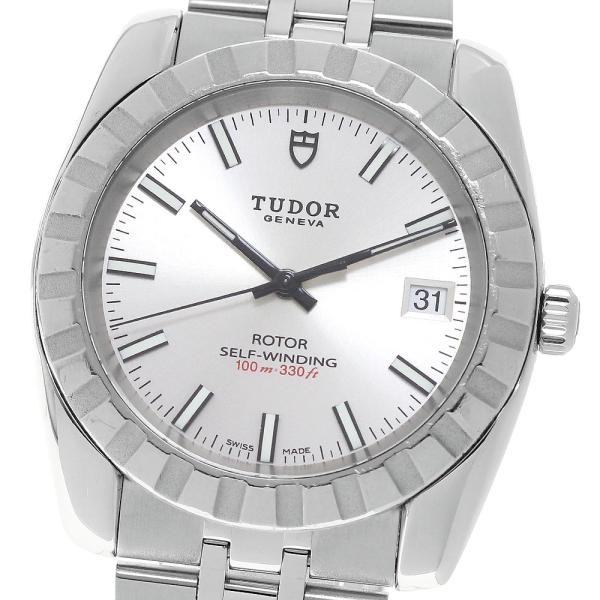 TUDOR HERITAGE 21010 37mm SS Silver #C19813