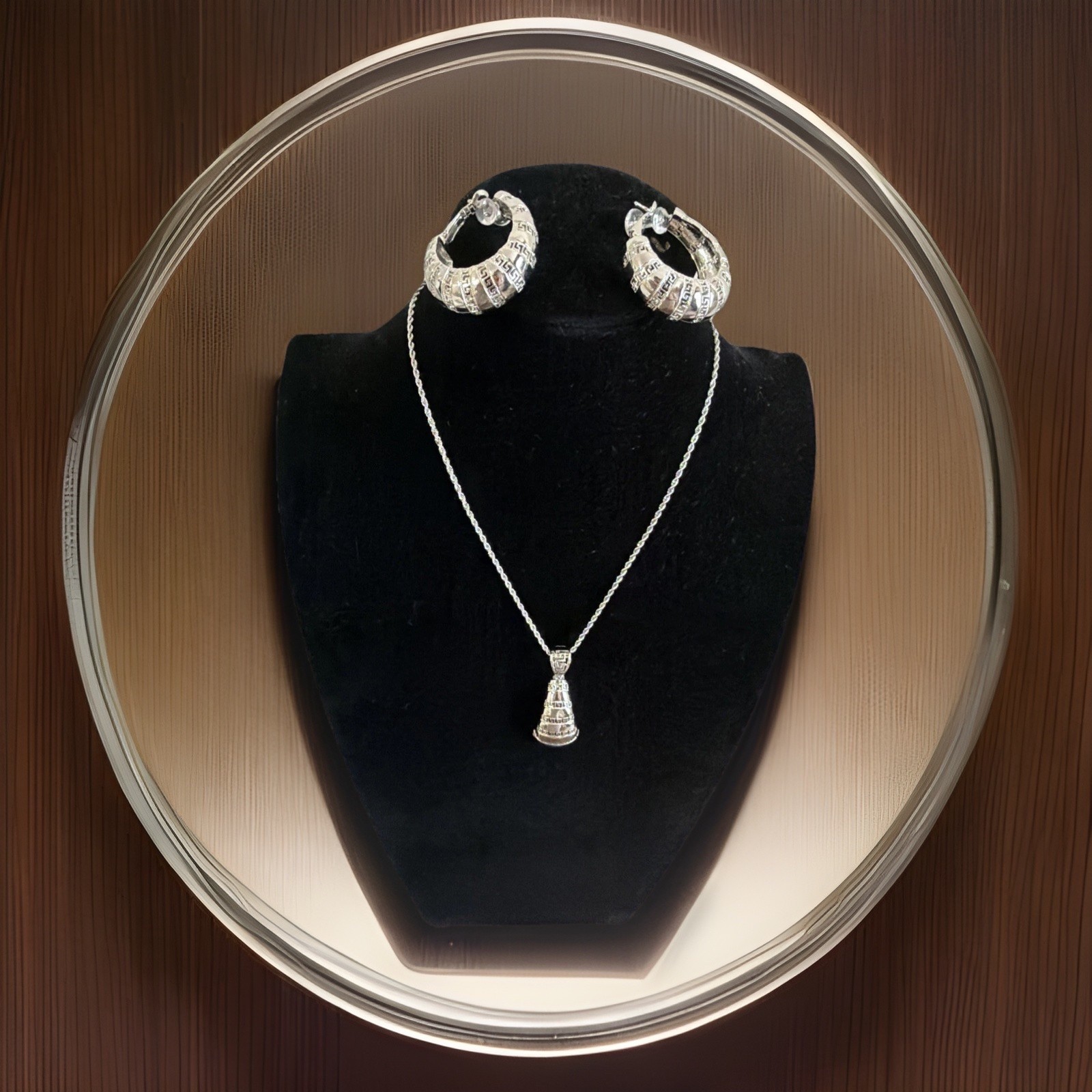 Silver Plated High Quality Jewelry ,2 PC Set