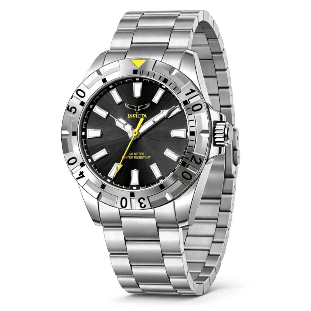 Invicta Specialty I by Invicta Men’s Watch – 42mm 69040 Silver W/Black Dial New!