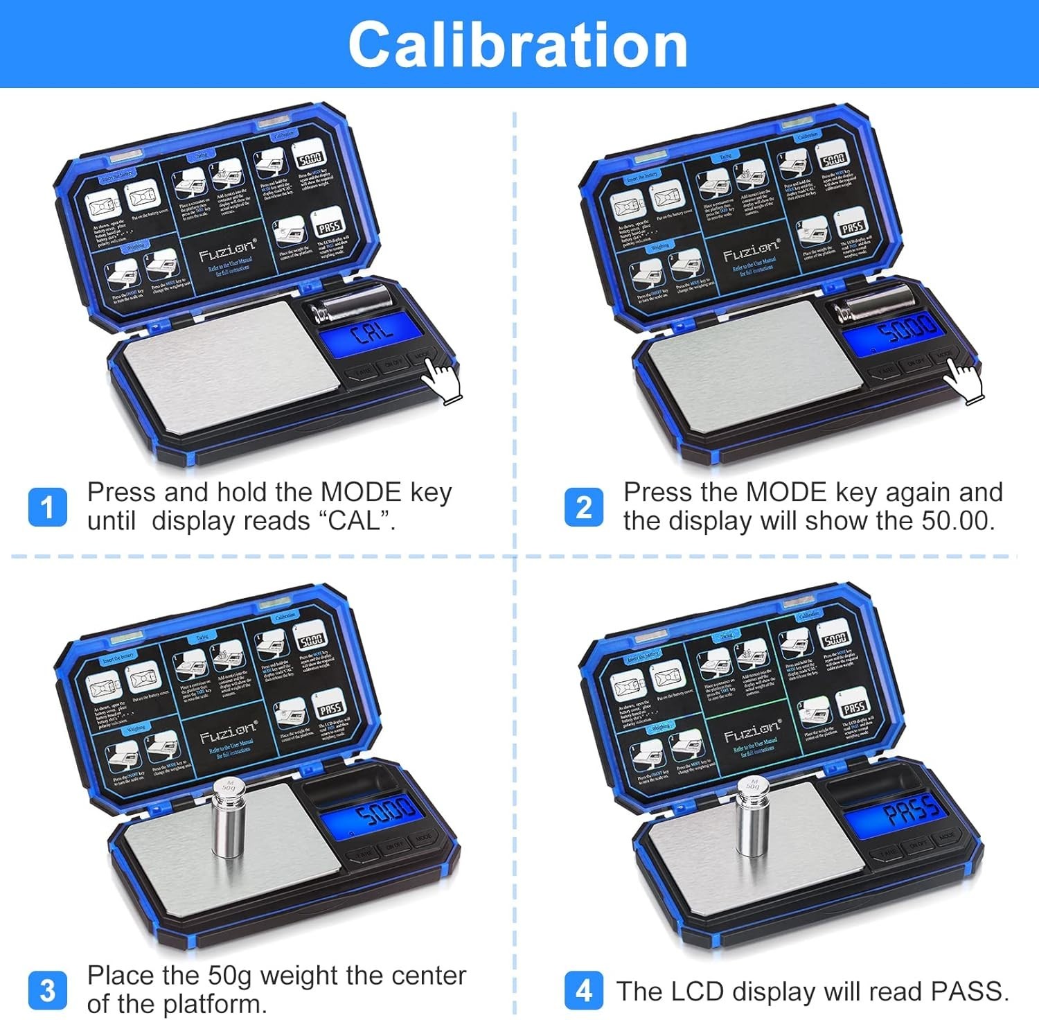 Compact TU-X 200g Digital Pocket Scale with Backlit Display & TARE Function