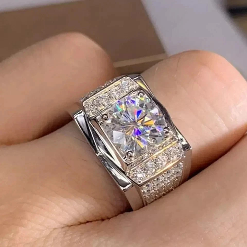 2.50 Ct Natural Sapphire Diamond Engagement Awesome Ring 14K Solid White Gold FN