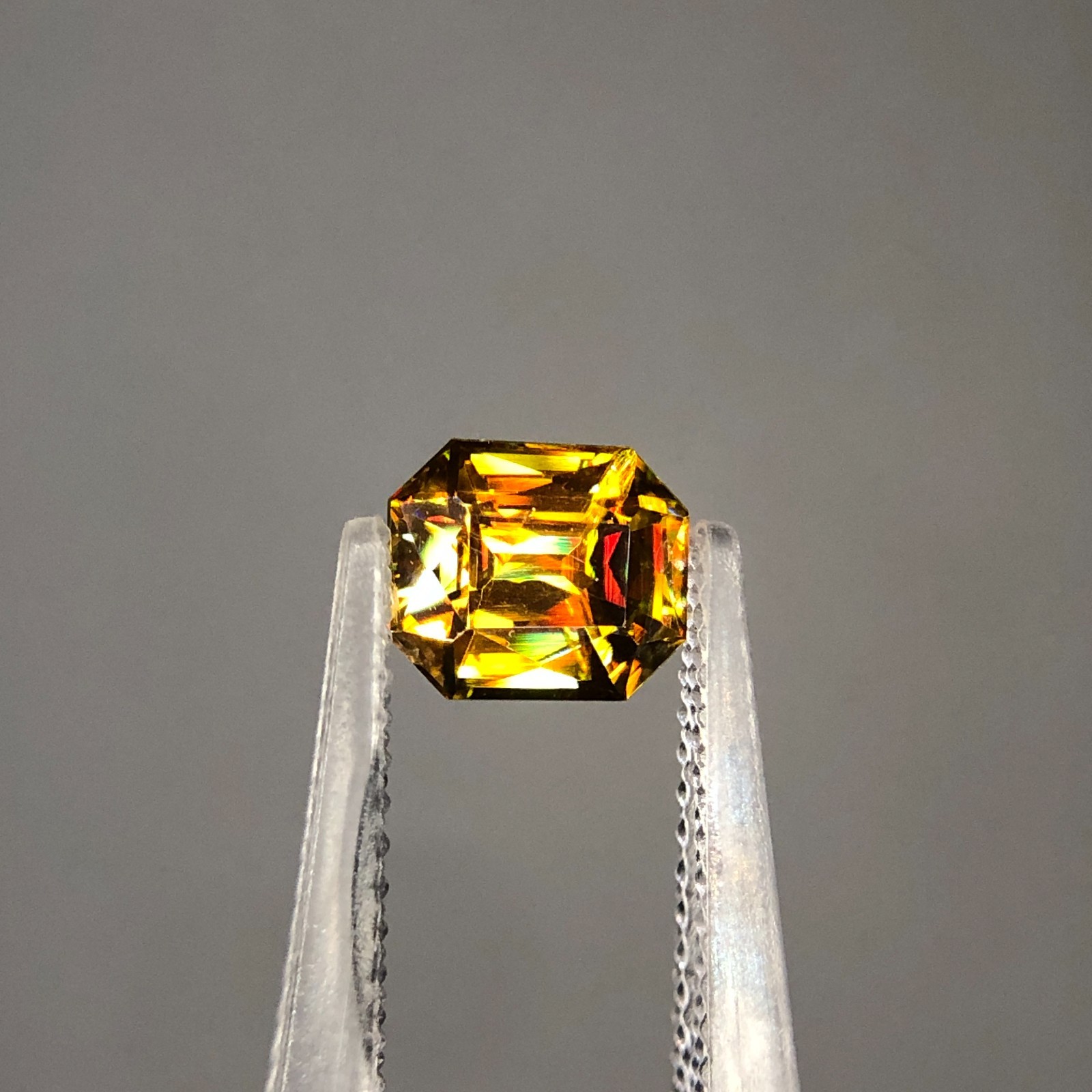 1.20 Carat Natural Full Fire Sphene Titanite | Step Cut | Gemstone For Jewelry