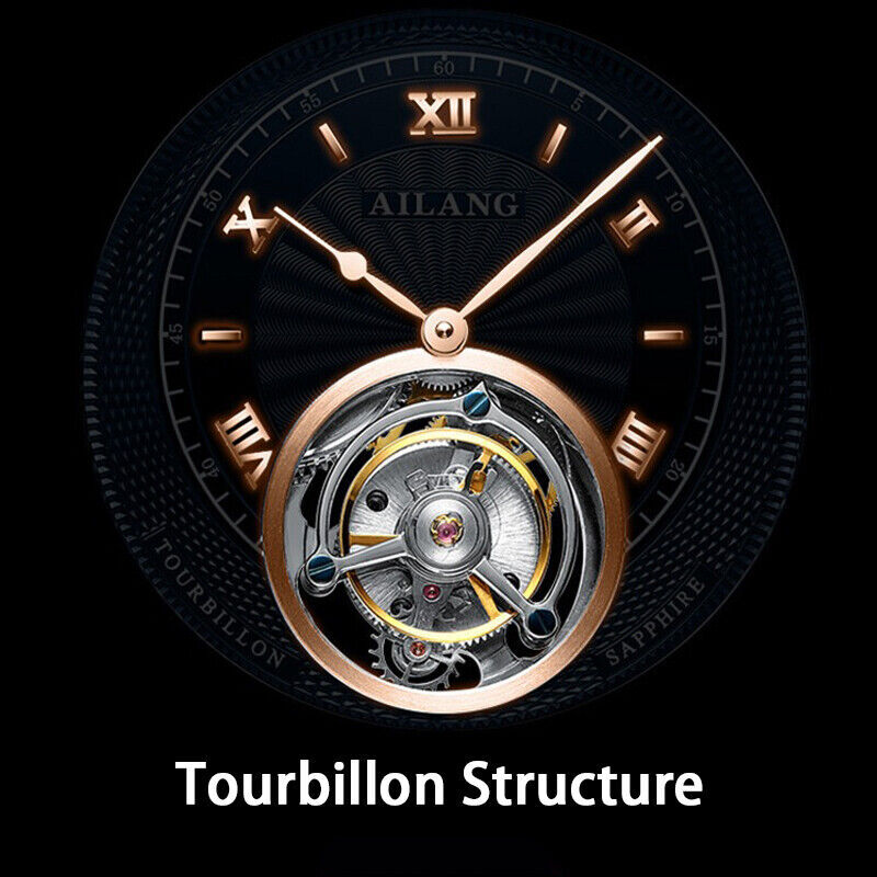 AILANG Watch Tourbillon Manual Winding Mechanical Wristwatches Men’s Watch