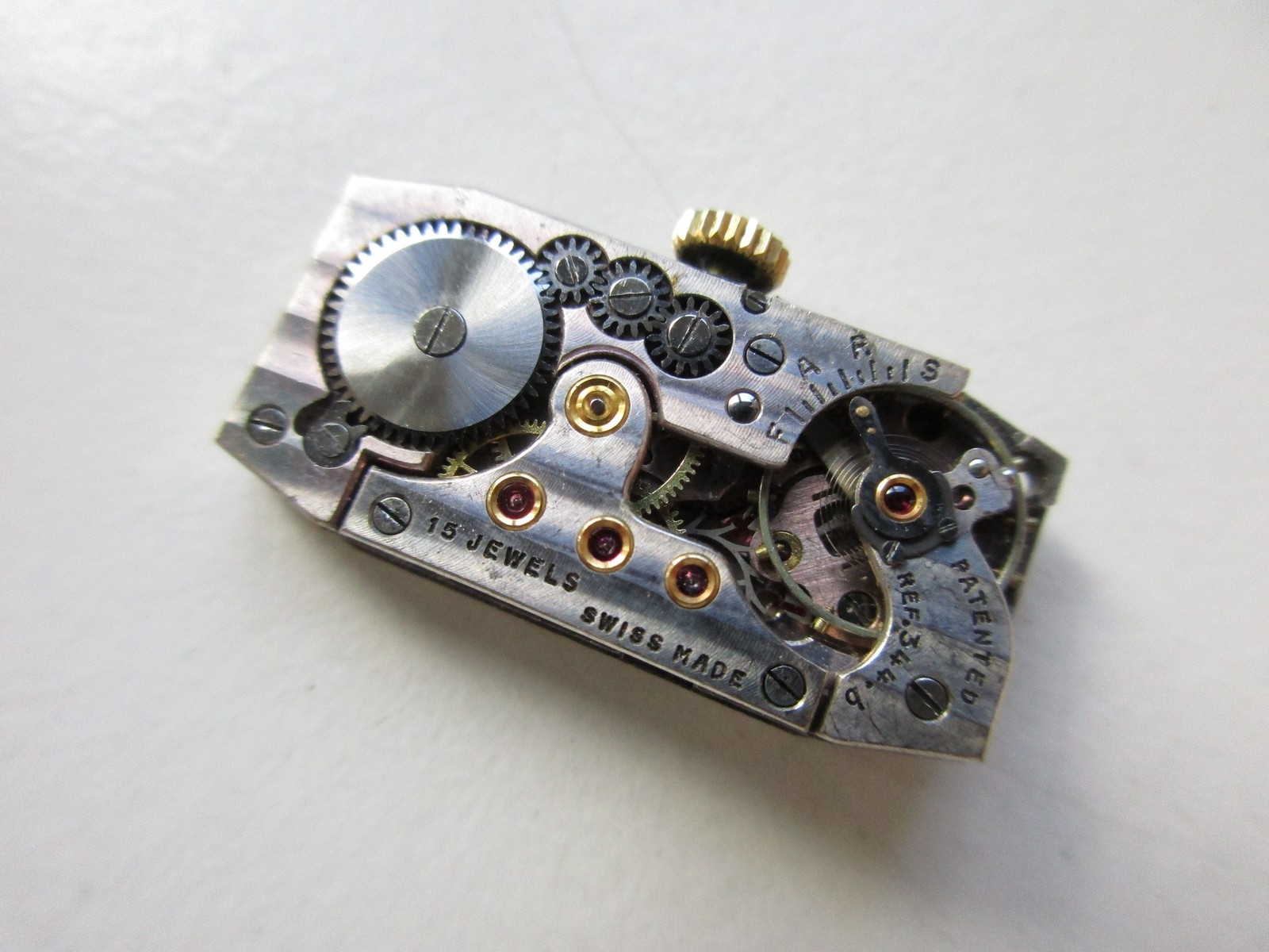 Cyma cal. 344.b Swiss watch movement & Elka dial – for parts