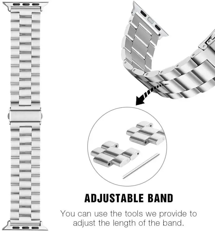 Stainless Steel Strap + Case for Apple Watch Seriess 11 10 9 8 7 6 5 4 3 SE Band