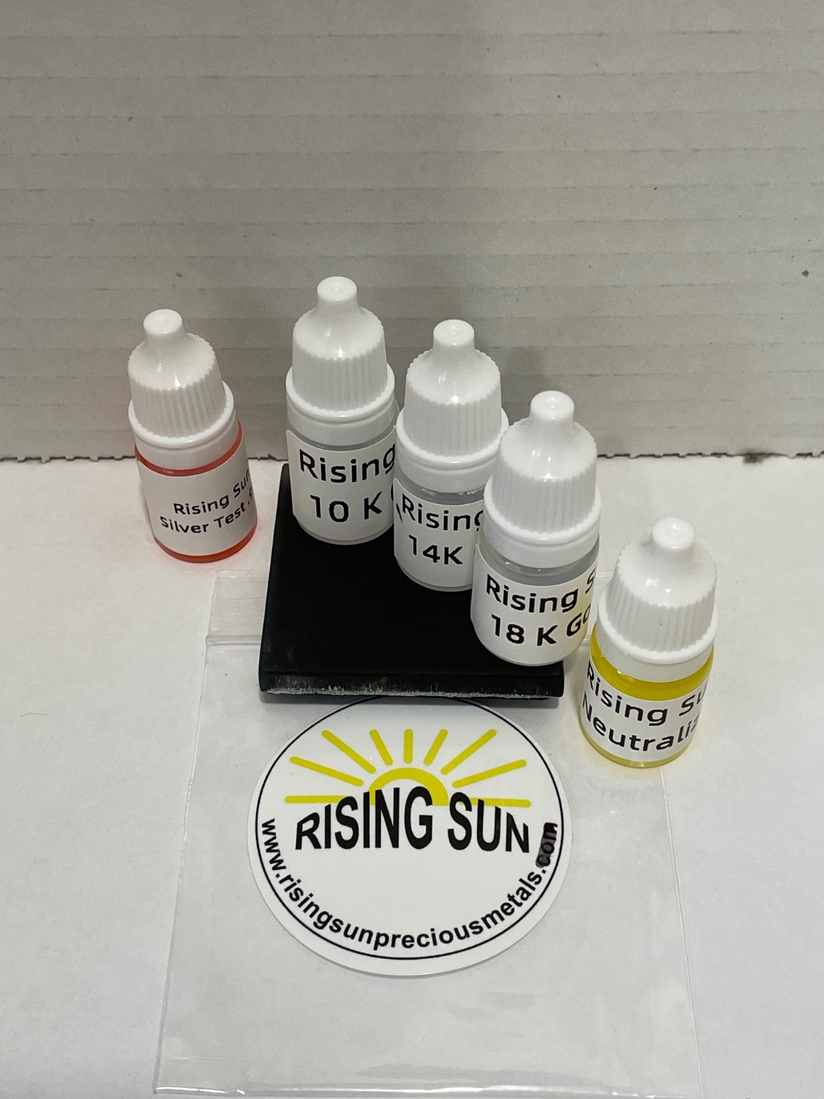 1Gold Test, Gold Test Kit, Gold Tester, Gold Acid 10K, 14K, 18K, Test Stone, a
