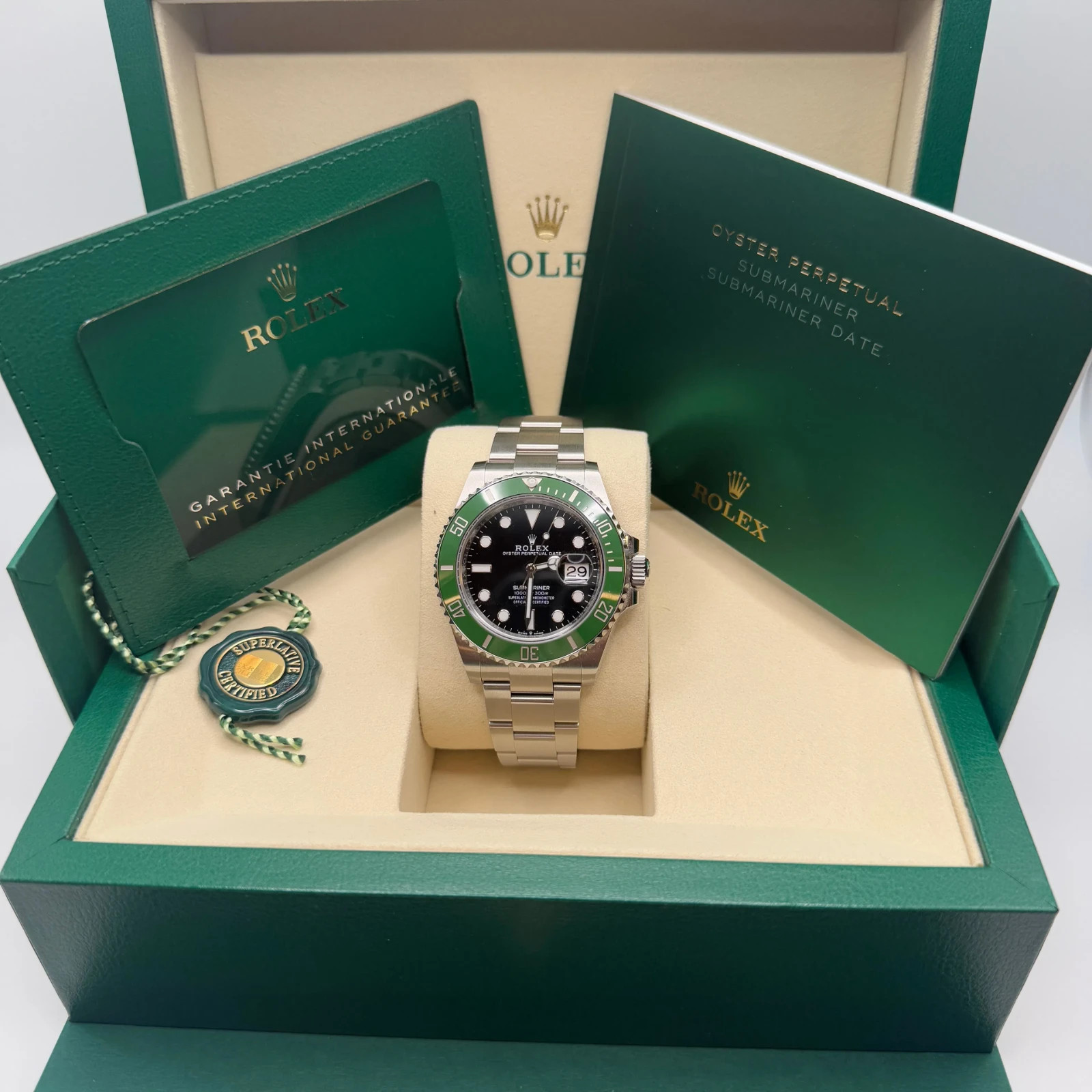 2026 NEW Rolex Submariner 41mm “Starbucks” Green Bezel Ref 126610LV – Black Dial