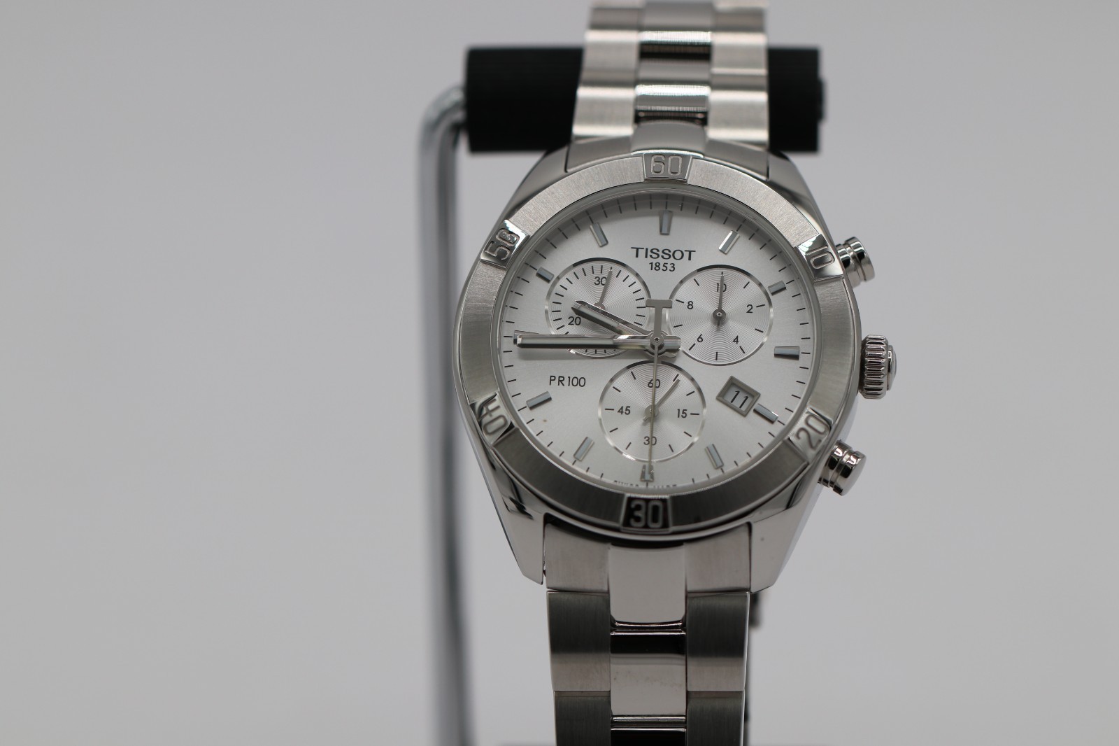 Tissot PR 100 Chronograph Quartz Stainless Steel Ladies Watch T1019171103100