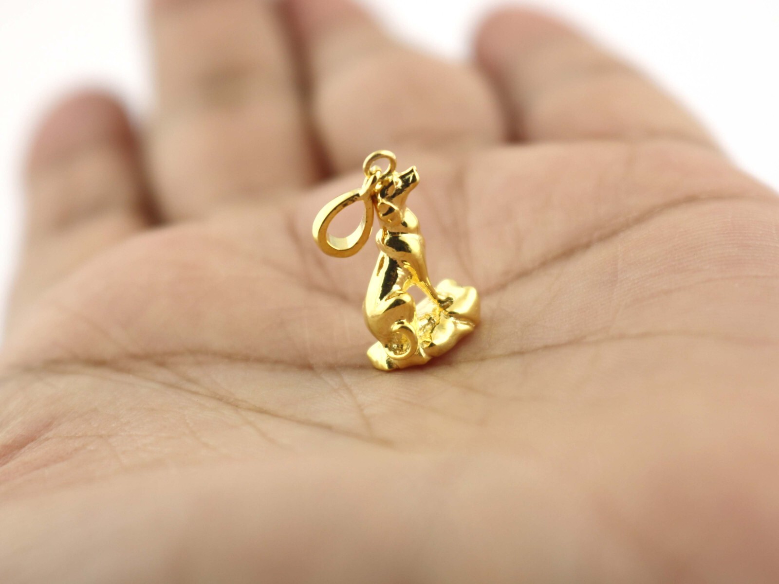 925 Sterling Silver Dog Charm Pendant, Dog Lover Dainty Pendant, Graduation Gift