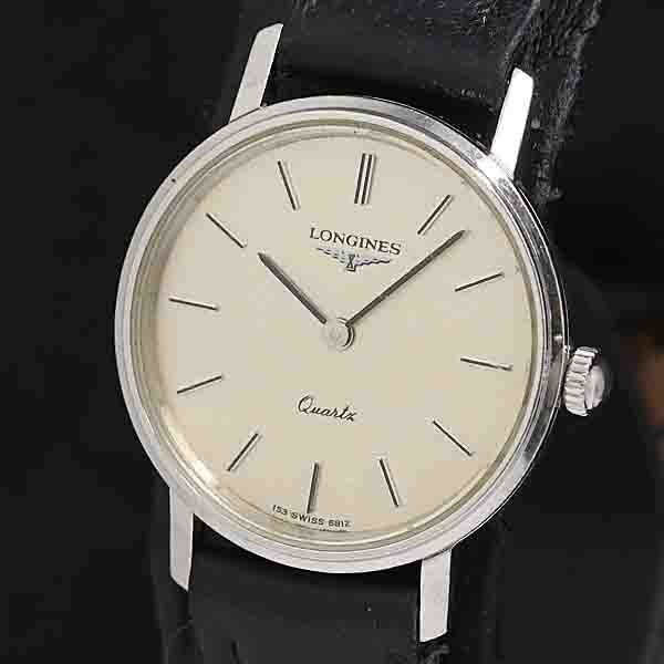 Longines Quartz 21688666 Leather Strap Woman’s Wrist Watch