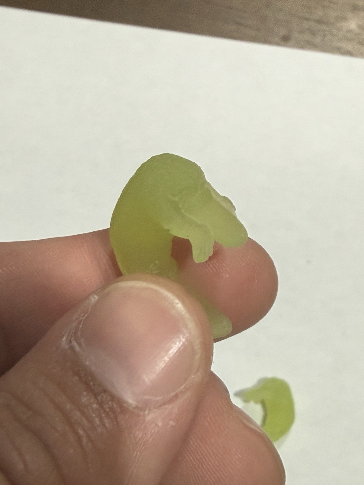 00G 10mm Glow in the Dark Platypus Ear Hangers Pair Handmade Body Jewelry Gauges