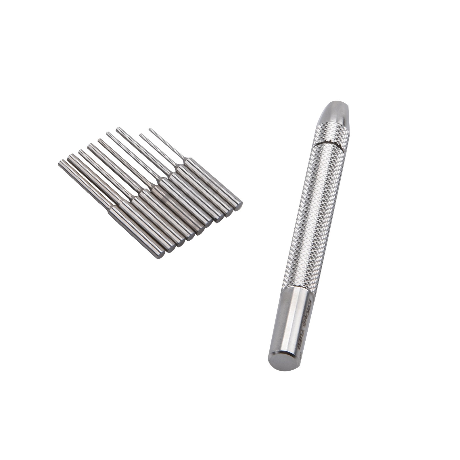 Alloy Steel Watch Bracelet Band Remover Pin Punch Tool With 0.5-1.6mm Pin Bit