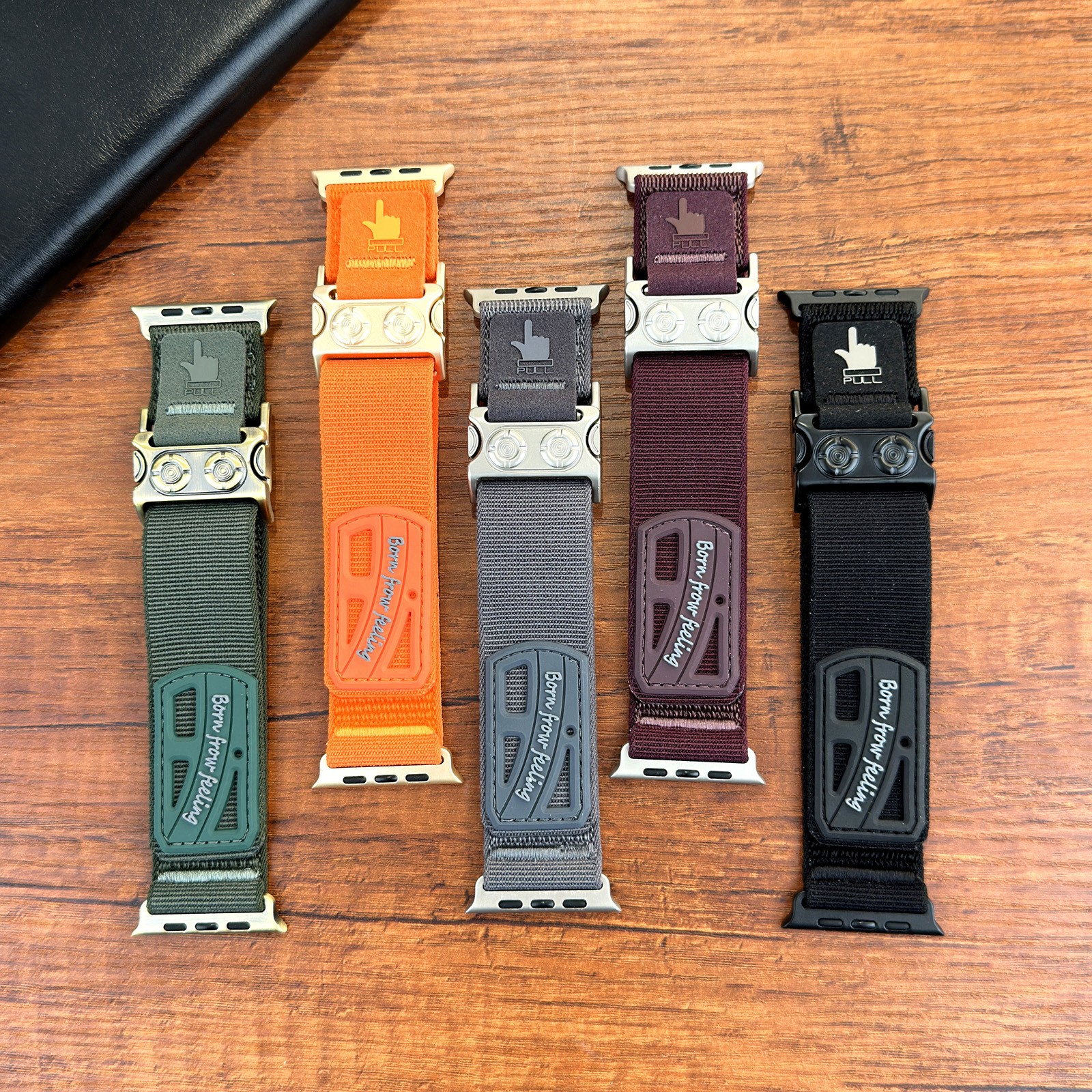 For iWatch Series 11/10/9/5/1/ Ultra Adjustable Magnetic Waterproof Nylon Band