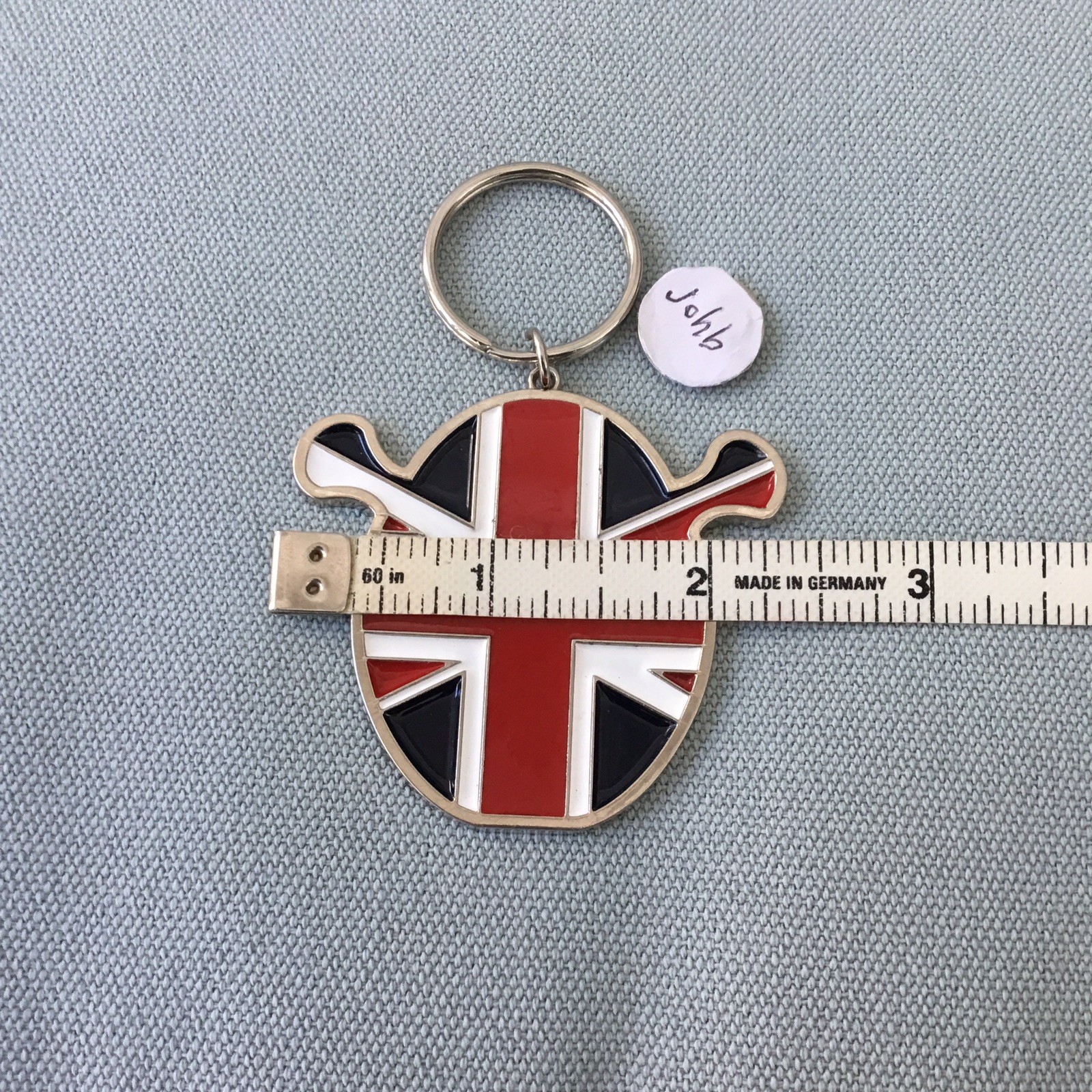 British Flag Keychain Charm Plated Union Jack Pendant – United Kingdom