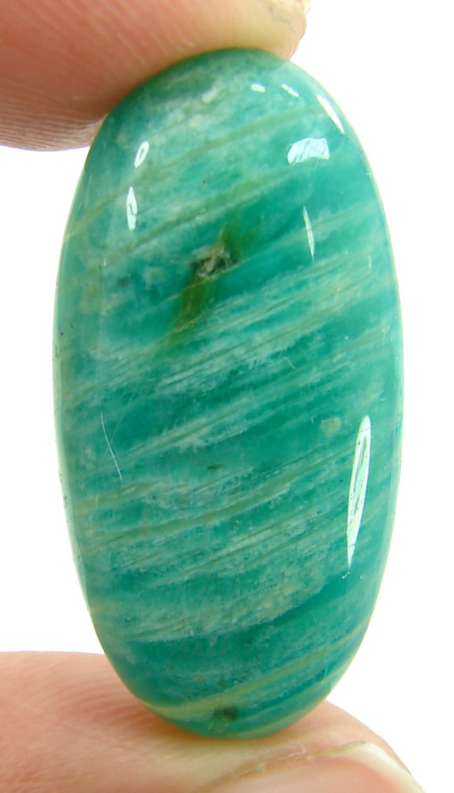 25.20 Ct Natural African Amazonite Loose Gemstone Cabochon Wire Wrap Stone-2456