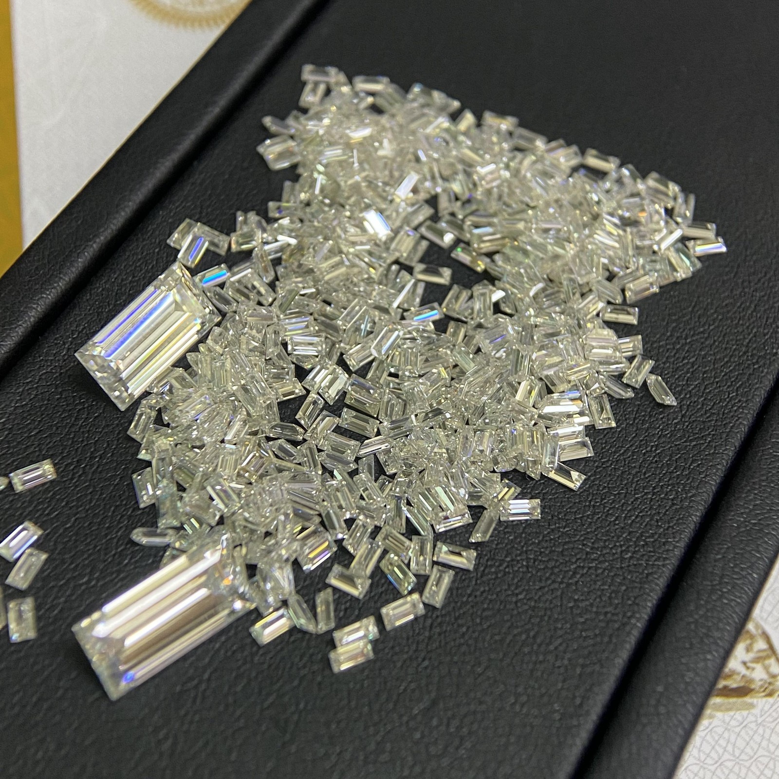 Baguette Cut Loose Moissanite Stone D Colors VVS1 Brilliant Gemstone All Sizes