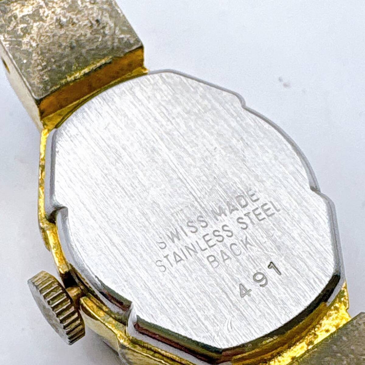 HUDSON Cloisonn Bangle Watch Swiss Made 17 Jewels