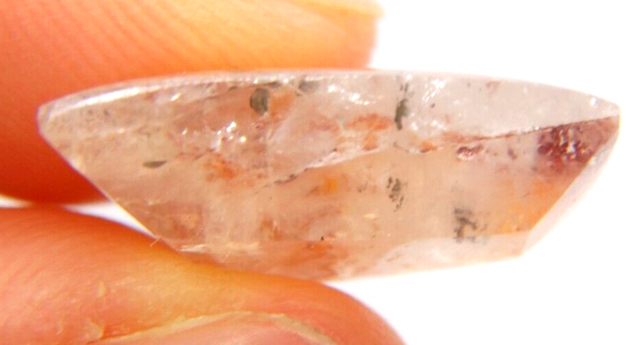 IP-15 Ironite Quartz 11.70ct 14x20x6mm free form limonite Hematoide fire quartz