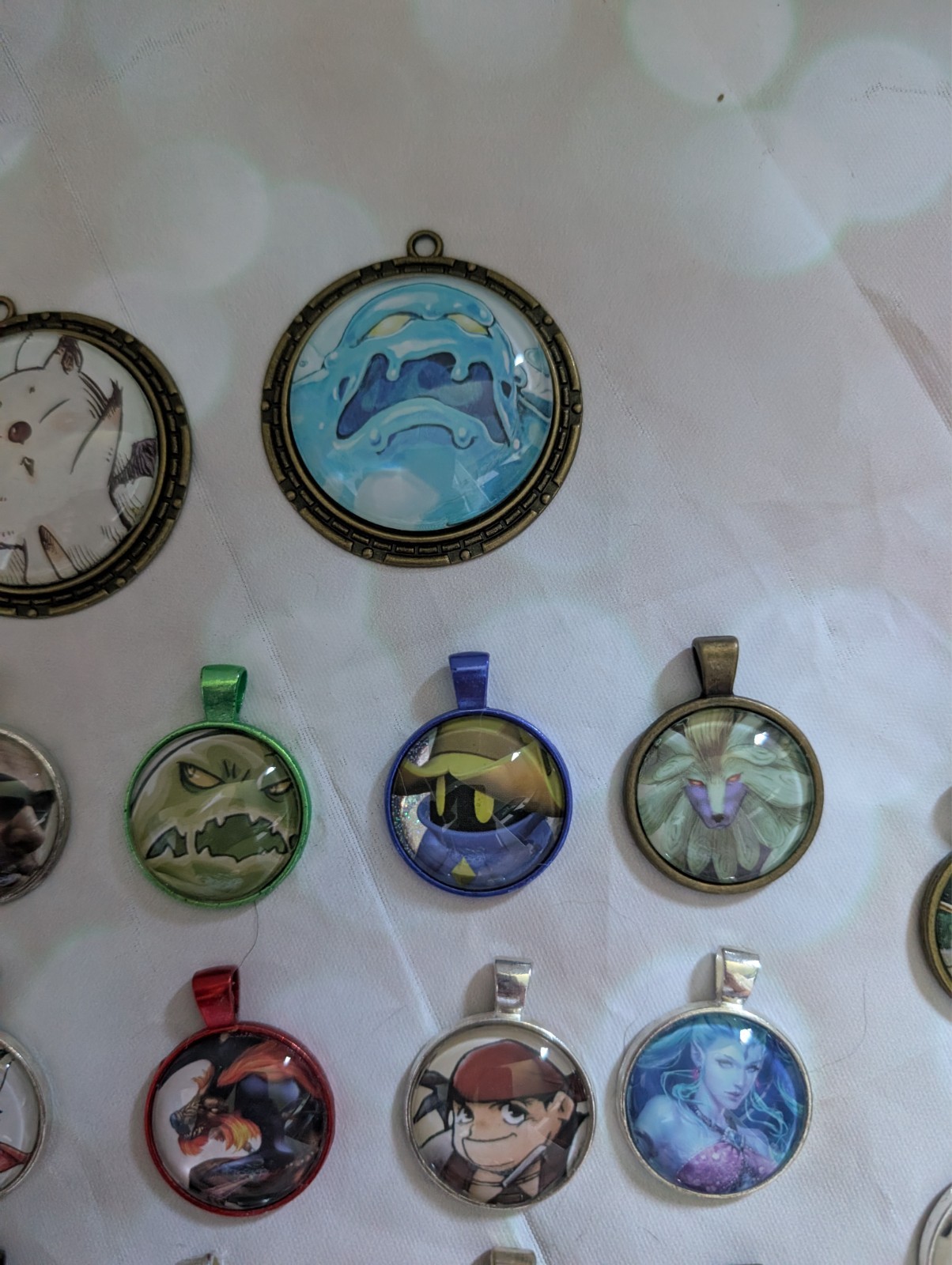 Lot of 27 Final Fantasy Handmade Pendants RPG Video Game Charms