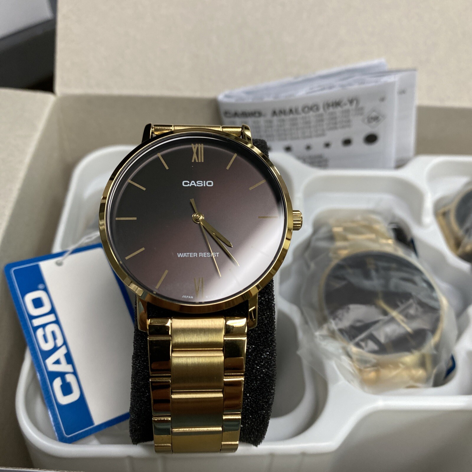 Casio MTP-VT01G-5B Analog Gold Tone Stainless Steel Quartz Dress Men’s Watch