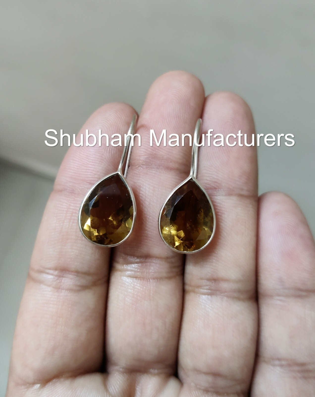 Zultanite Color Changing Pear Shape Gemstone 925 Silver Earrings Women Jewelry