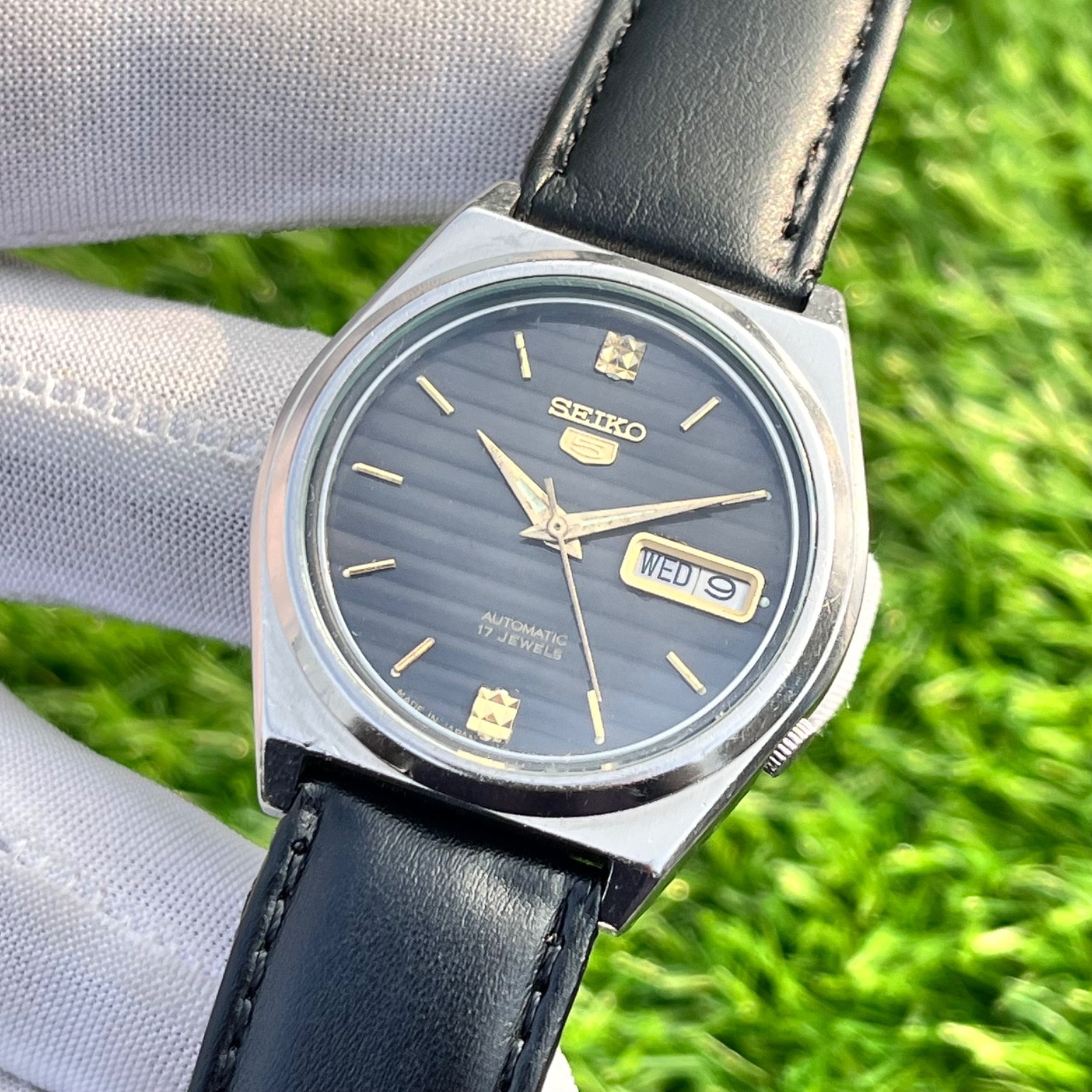 Vintage Seiko 5 Dress Formal Automatic Japan Made Men’s Watch 7009-876J