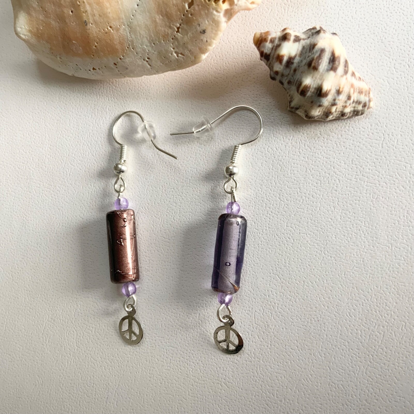 New Handmade Boho Czech Glass Beaded Dangle/Drop Earrings