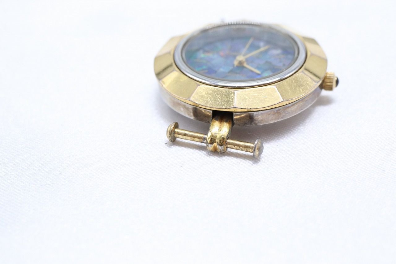 Chris Claire Mosaic Opal Watch Face Battery Replaced Used (B)
