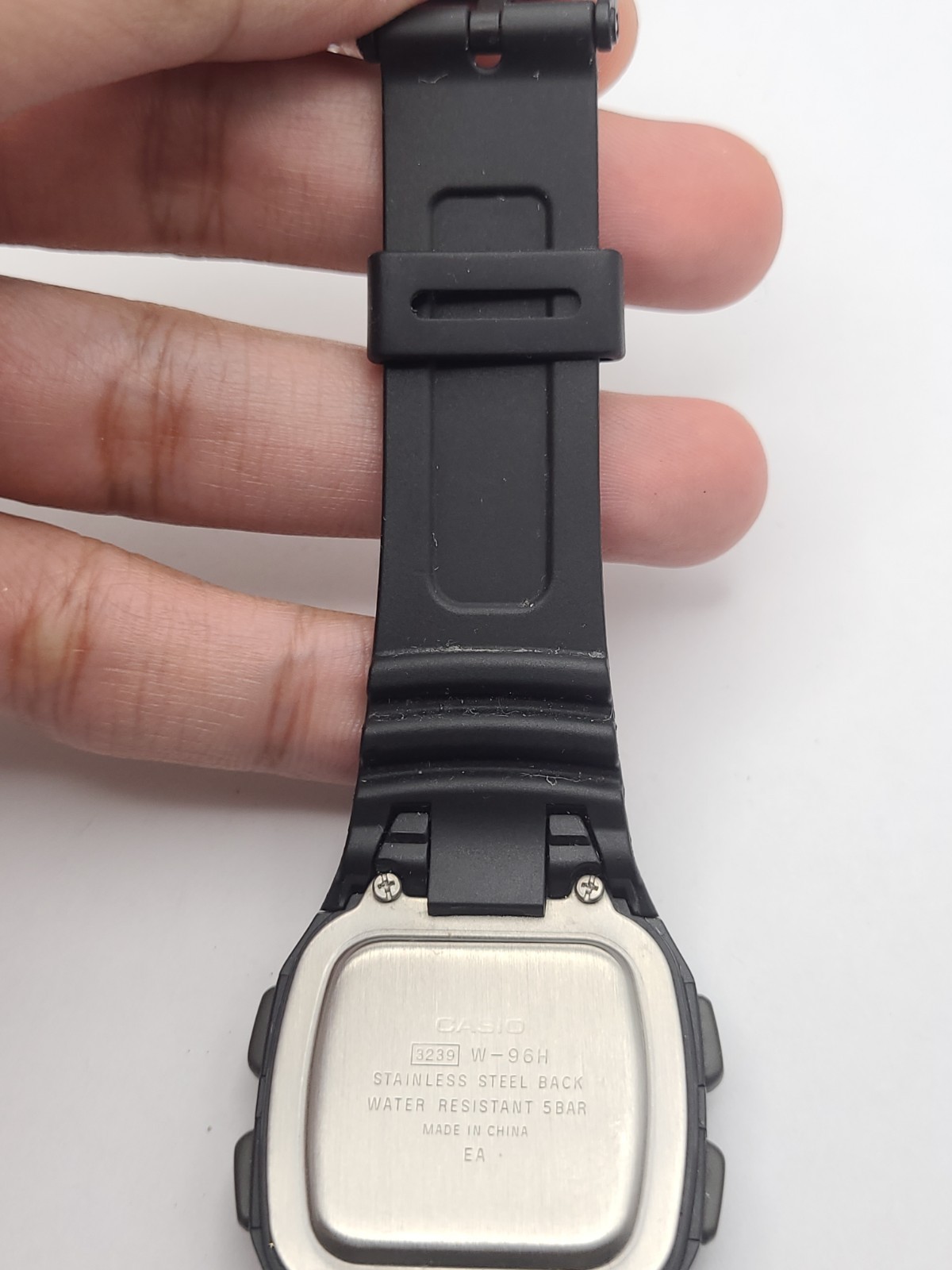 CASIO ILLUMINATOR W-96H BLACK MENS WATCH NEW BATTERY Working