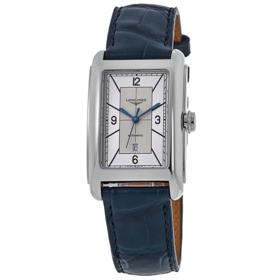 New Longines DolceVita Automatic Silver Dial Leather Men’s Watch L5.767.4.73.9