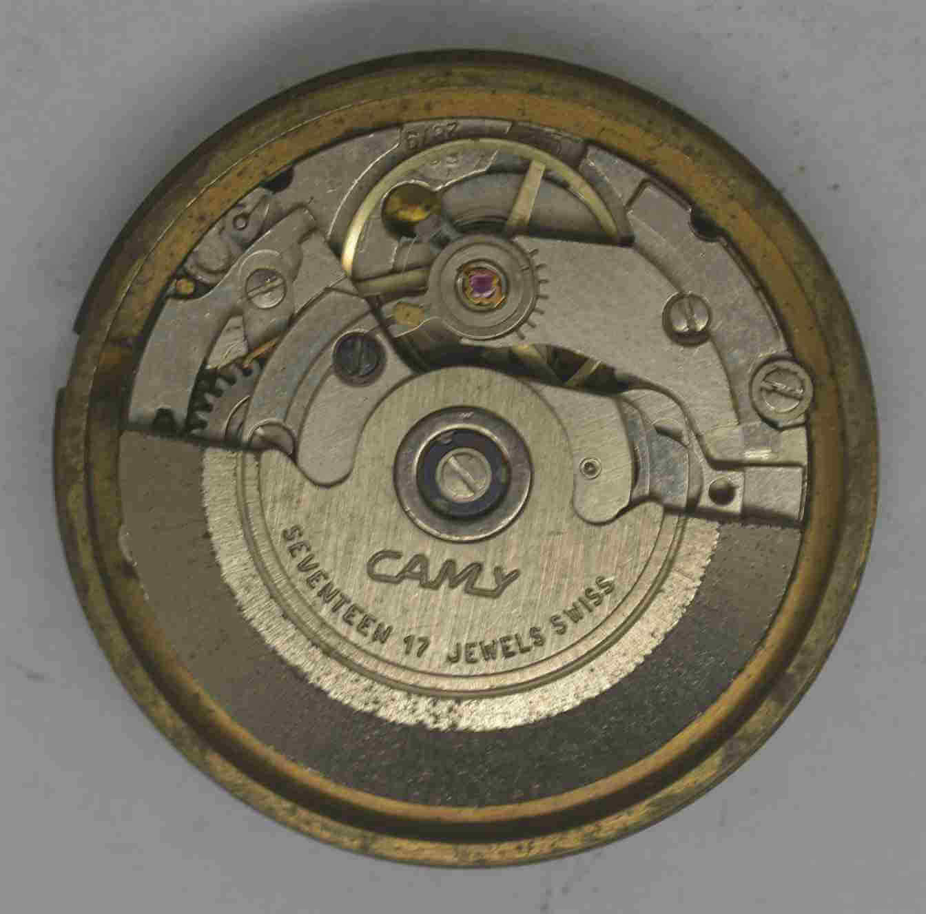 VTG CAMY SEA CLUB Movement & Dial. ETA 2879. For Parts