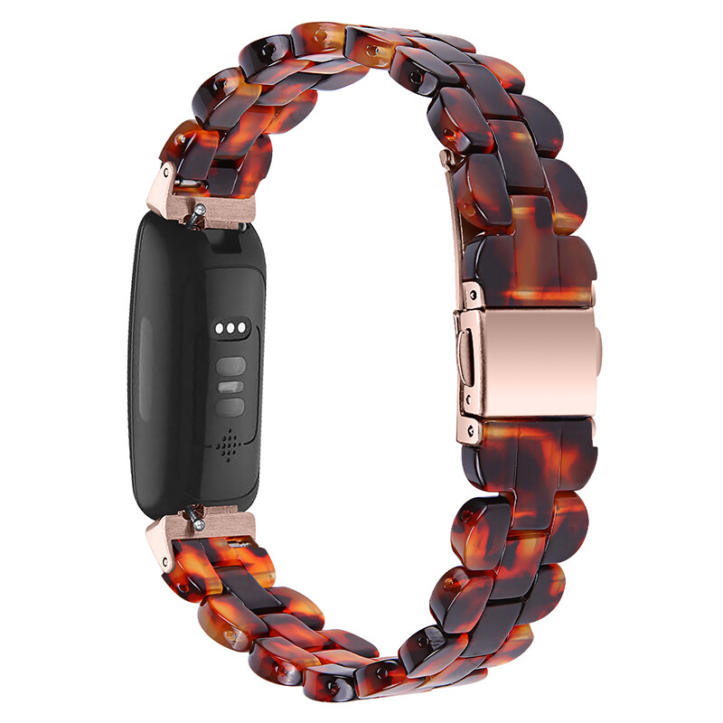 For Fitbit Inspire1 2 HR Replacement Slim Resin Stainless Steel Watch Strap Band