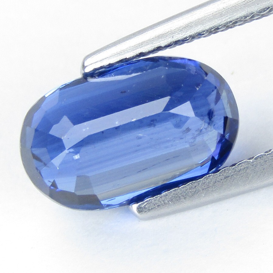 3.17Cts Natural Stunning Royal Blue 10.2×6.4mm Oval Kyanite Gemstone From Nepal