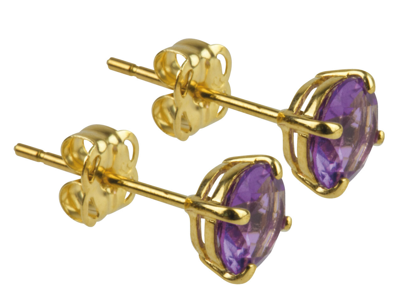 9ct Gold BIRTHSTONE Earrings Butterly ALL MONTHS January – December Gift For Her