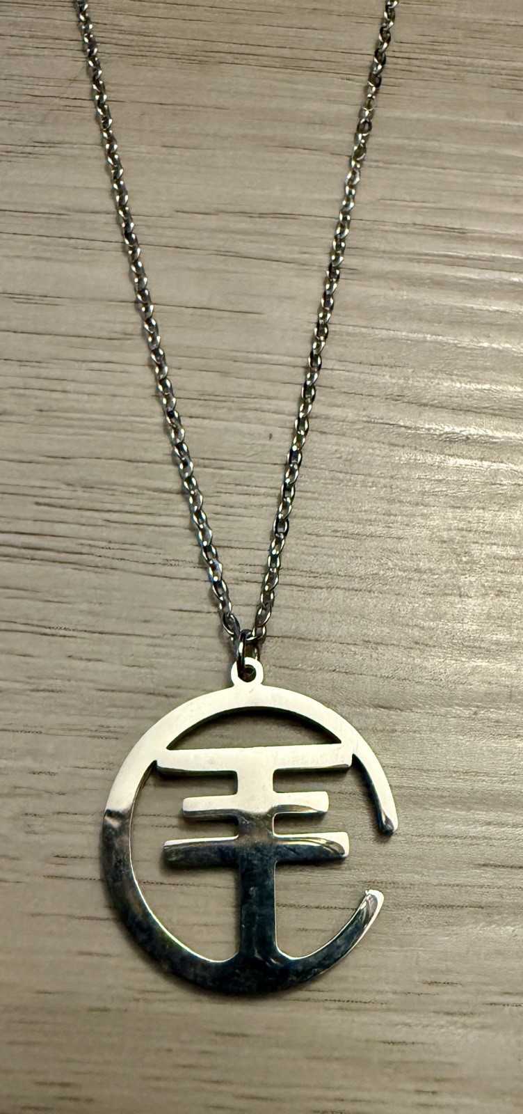 New Tokio Hotel Pendant Necklace Silver Colored Rock Band Stainless Steel