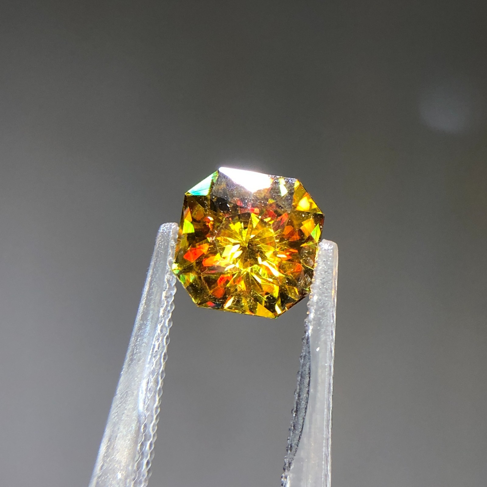 1.70 Carat Natural Full Fire Sphene Titanite | Step Cut Gemstone | For Jewelry